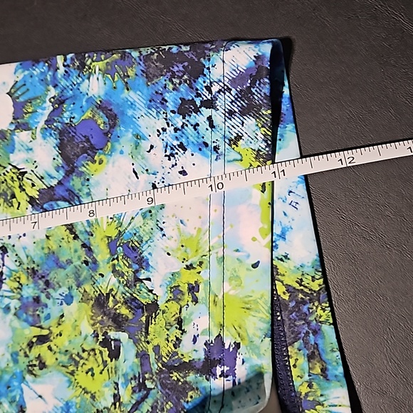 Athleta Athletic Shorts featuring vibrant colors w signature zipper on back. - Picture 8 of 8